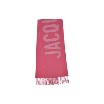 Jacquemus Logo Detailed Fringed Scarf