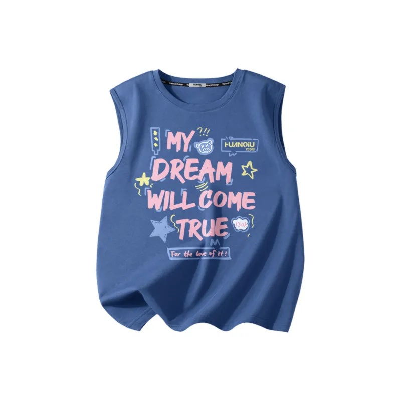 HUANQIU Tank Tops Unisex-9