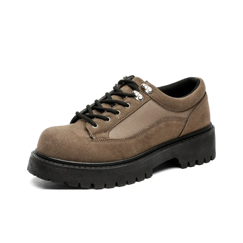 HACKBUTEER Casual Shoes Men's Brown Box Included-2