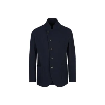 EMPORIO ARMANI Jackets Men Navy Blue