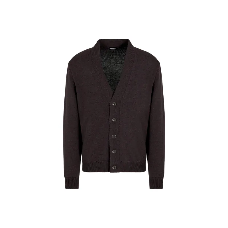 GIORGIO ARMANI FW24 Knitwear Men's Brown-0