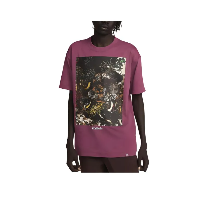 Nike T Shirts Men Rose Red-0