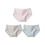 E Set-Embossed Triangle-Light Pink+Blue+Gray