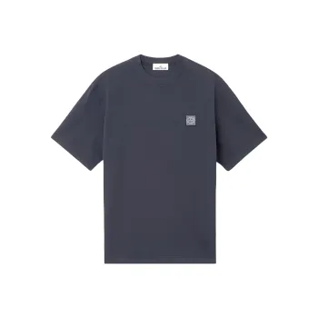 STONE ISLAND Compass Patch Logo Combed T Shirt