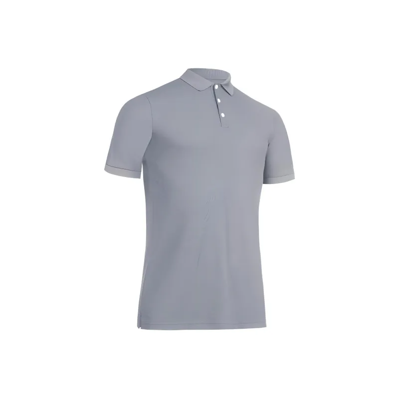 DECATHLON Polo Shirt Men's Medium Gray-0