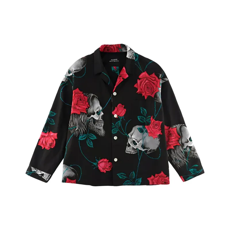Yohji Yamamoto Pour Homme X SAINT Mxxxxxx Shirts Men Black-0