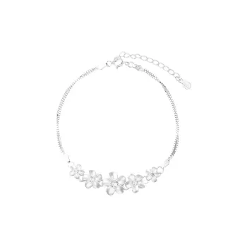 7℃ Sterling Silver 990 Bracelets Unisex