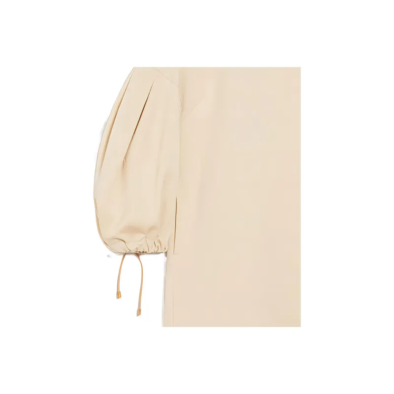MaxMara SS24 Long Sleeved Dresses Women's Ivory-6