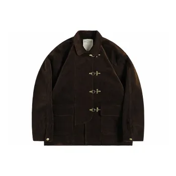 Evi Stub FW22 Loose Fit Jacket Men's Dark Brown