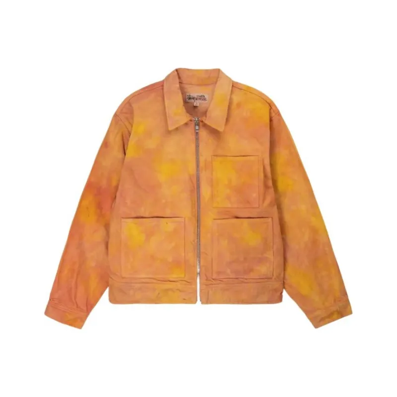 Stussy Wonderland Hand Dyed Work Jacket-10