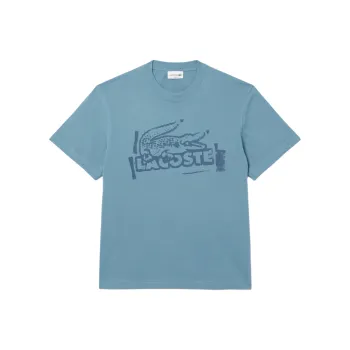 LACOSTE Logo print T shirt