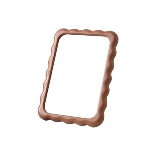 JIXUAN Prosperity Text Love Wealth And Love Yourself Portable Wallet Foldable Make Up Mirrors