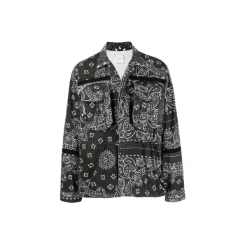 Sacai Bandana Print Jacket