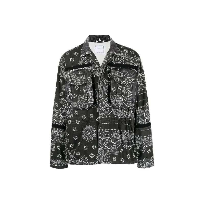 Sacai Bandana Print Jacket-0