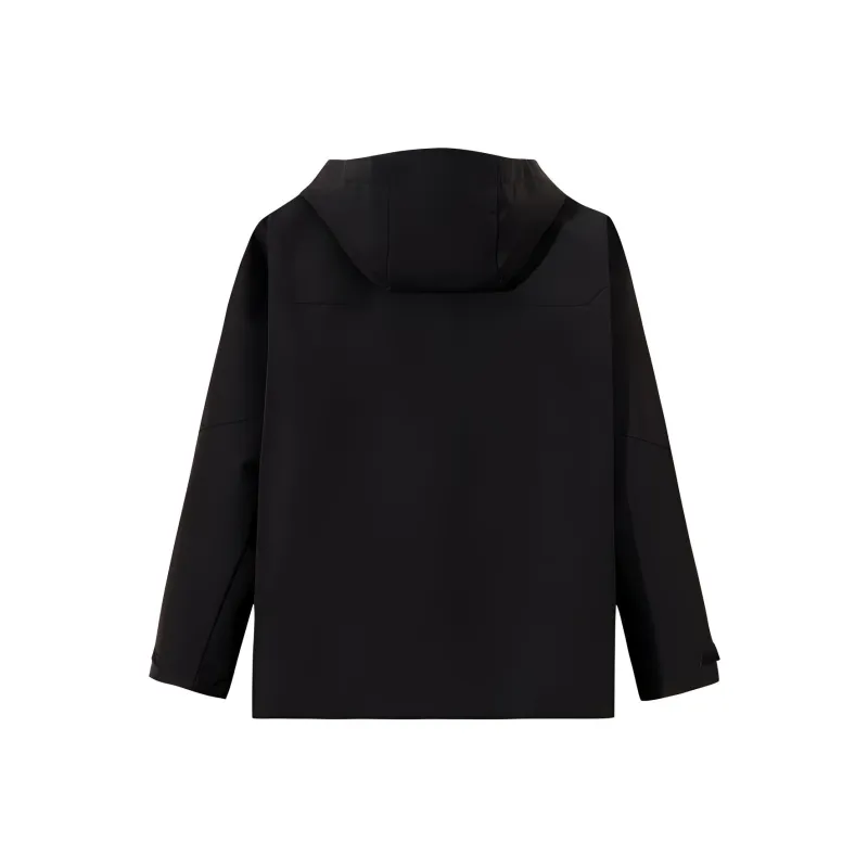 Anta Trench Coat Men's Basic Black-1