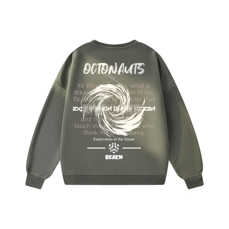 Small Columns Under The Sea Sweatshirt Unisex-8