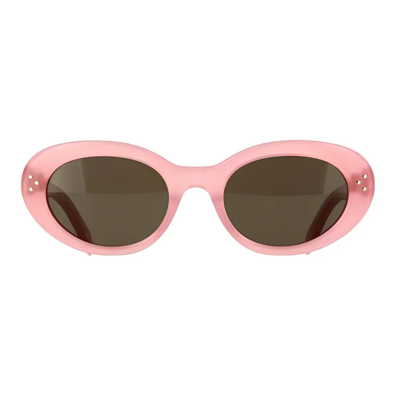 CELINE Acetate Cat Eye Sunglasses Women's Pink-1