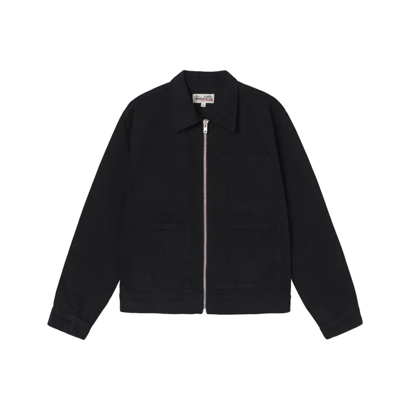Stussy Overdyed Zip Work Jacket-0