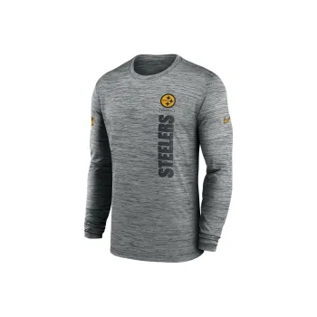 Nike Pittsburgh Steelers Sideline Velocity Men's Nike Dri FIT Nfl Long Sleeve T Shirt