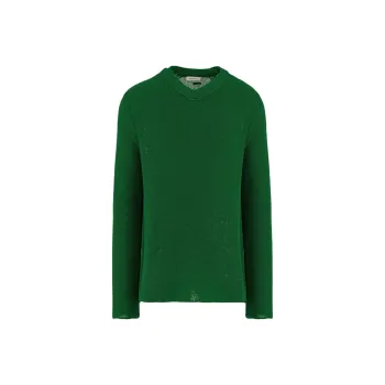 Ferragamo V-neck Cotton-blend Jumper