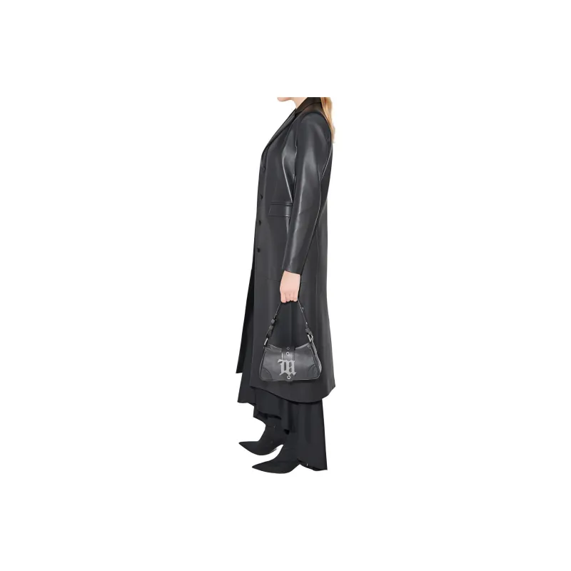 Misbhv Single-breasted Leather Coat-3