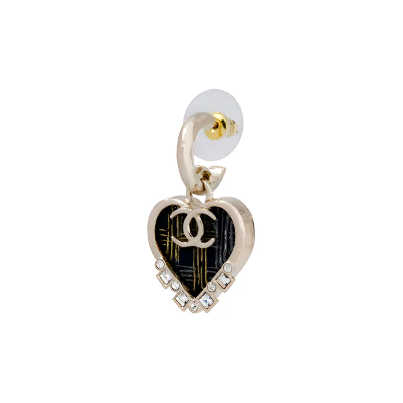 CHANEL Earrings Rhinestone Earrings Women's-1