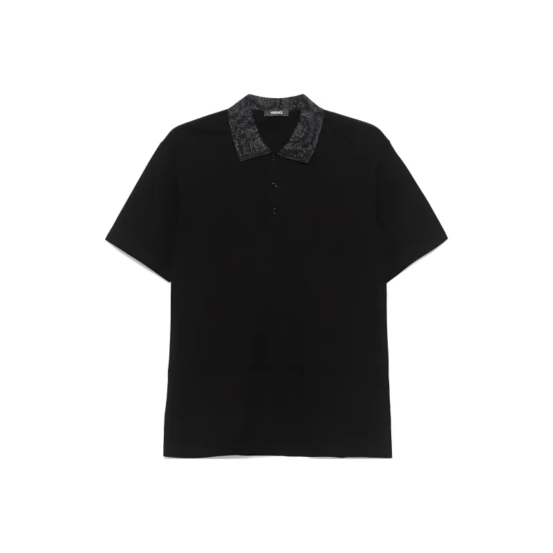 VERSACE Cotton Polo Shirt-0