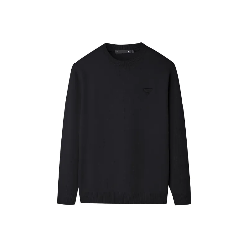 HLA Base Round Neck Long Sleeved Knitwear Men's-4