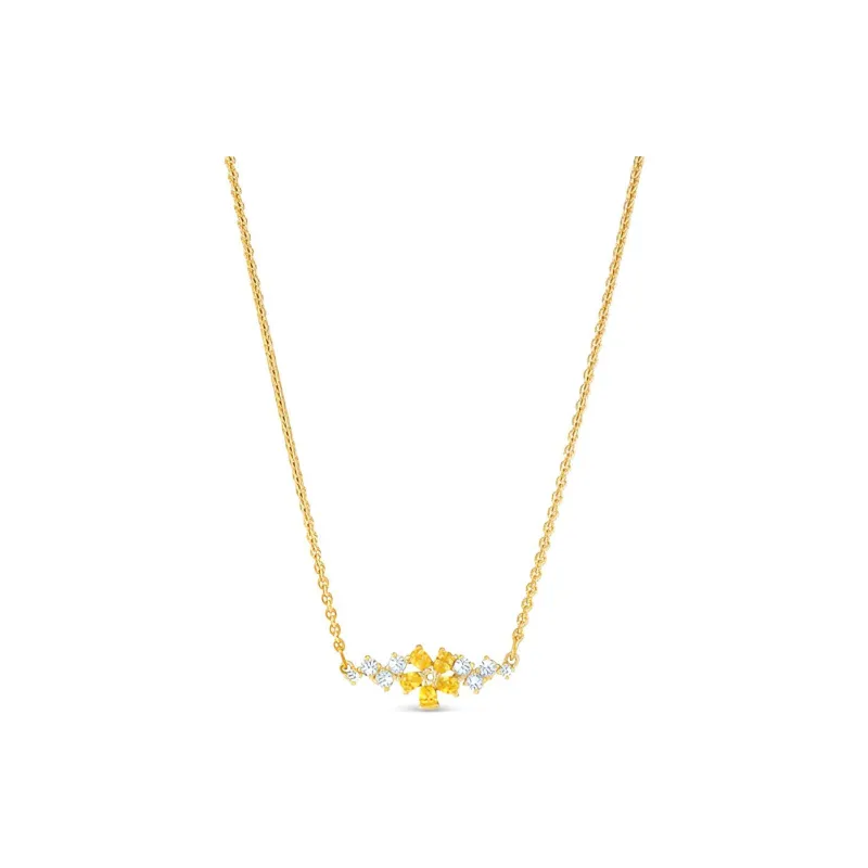 Swarovski Botanical Necklaces Women's Gold-0