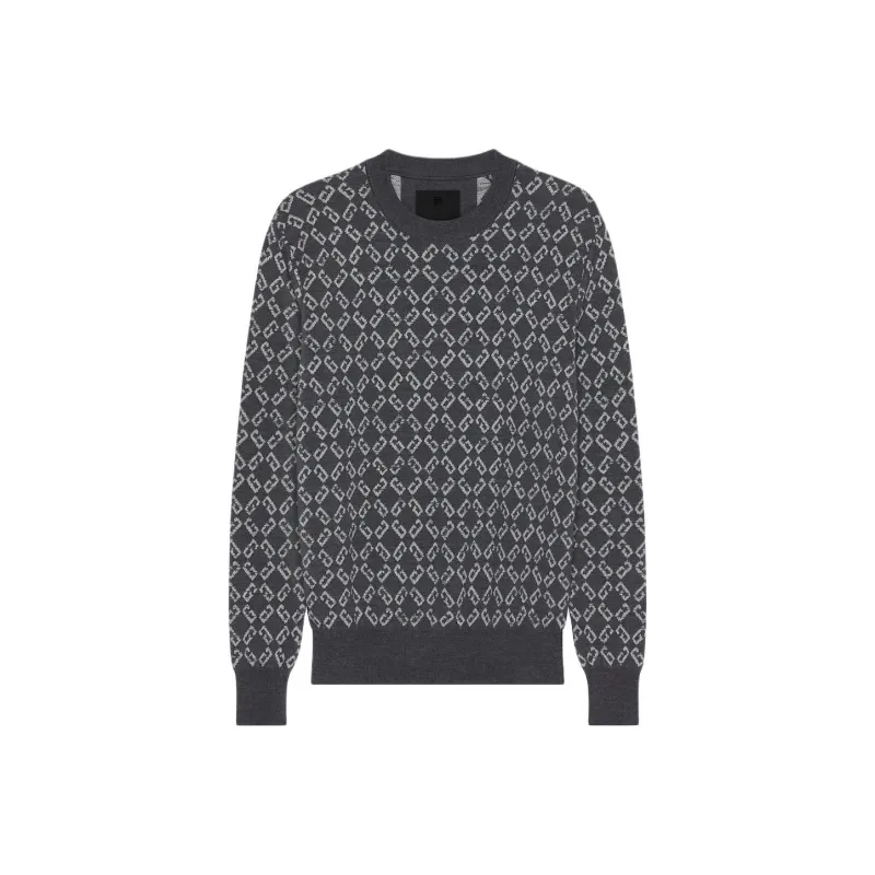 Givenchy Monogram 72 Kacquard Knit Sweater-0