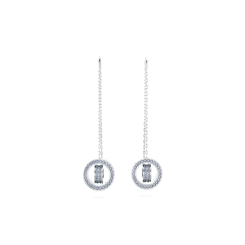 Swarovski Dextera Earrings Women's Silver-1