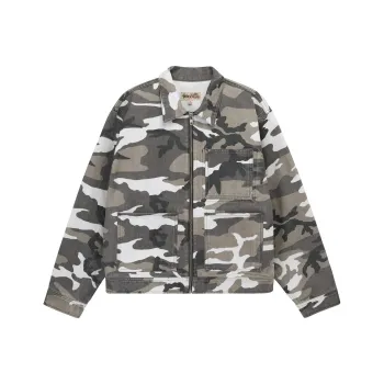 Stussy Camo Zip Work Jacket