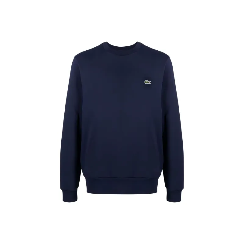 LACOSTE Logo Embroidered Crewneck Sweatshirt-0