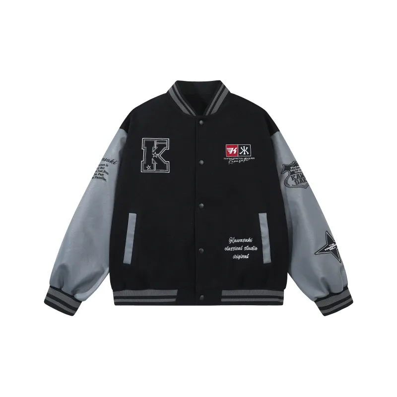 Kawasaki Baseball Jacket Unisex-0