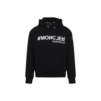 Moncler Mirrored Logo Hoodie