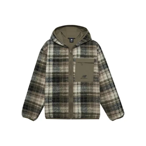 New Balance Jackets Men Brown