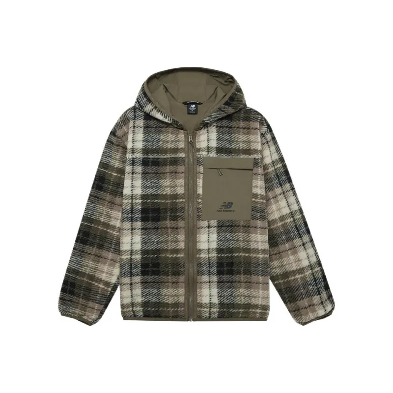 New Balance Jackets Men Brown-0