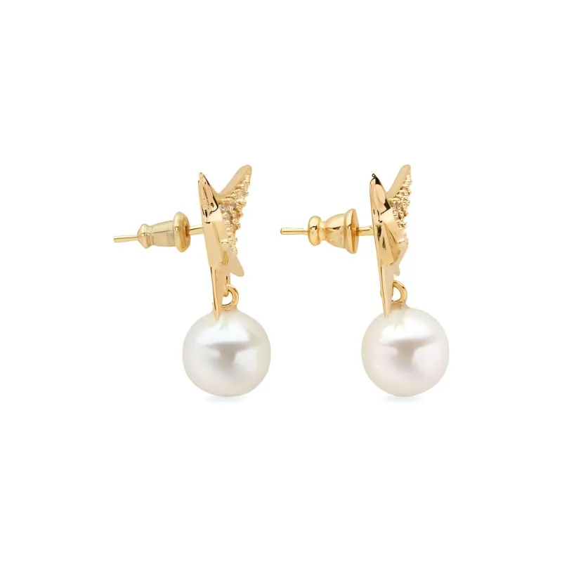 Ferragamo Star Embellished Earrings-1