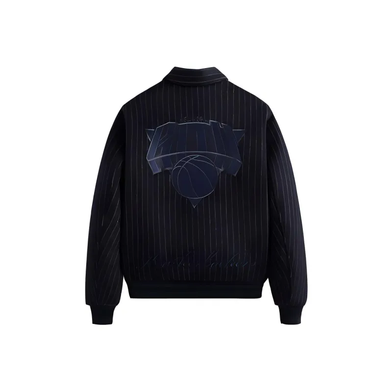 KITH For The New York Knicks Wool Collared Coaches Jacket-1