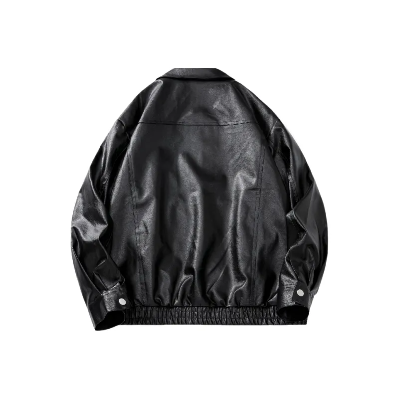 Jeep Fashion Sports Collection Leather Jacket Unisex-1