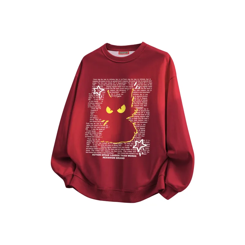 REXSHION Sweatshirt Unisex White-9