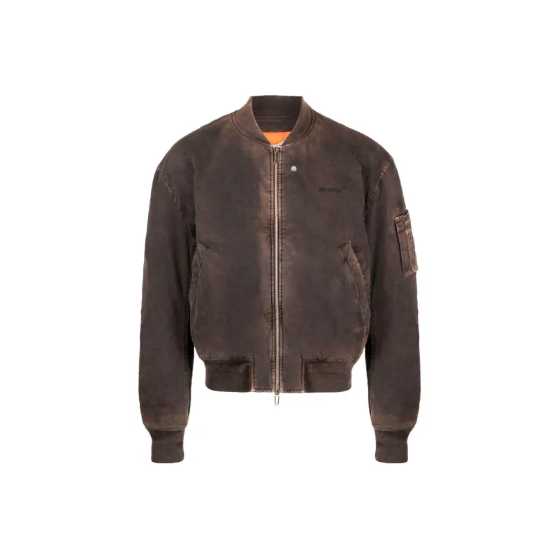 OFF WHITE Jackets Men Brown-0