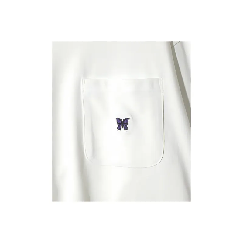 Needles Logo Embroidered Crewneck T Shirt-3