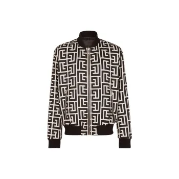 BALMAIN Reversibile Monogram Bomber Jacket