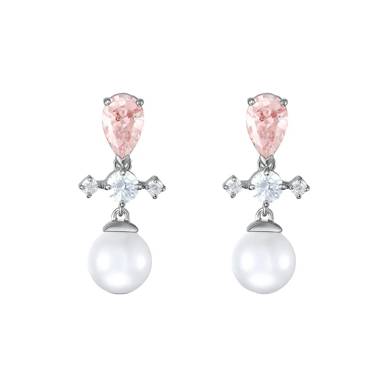 Swarovski Attract Soul Earrings Women's Pink-0