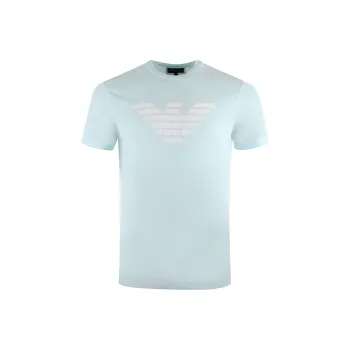 EMPORIO ARMANI T Shirt Men's Cyan