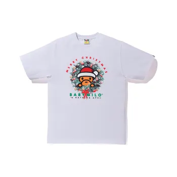 A BATHING APE Christmas Baby Milo Tee