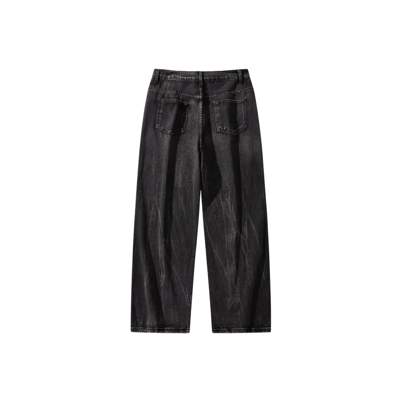 AI3 Jeans Unisex Distressed Gray-1