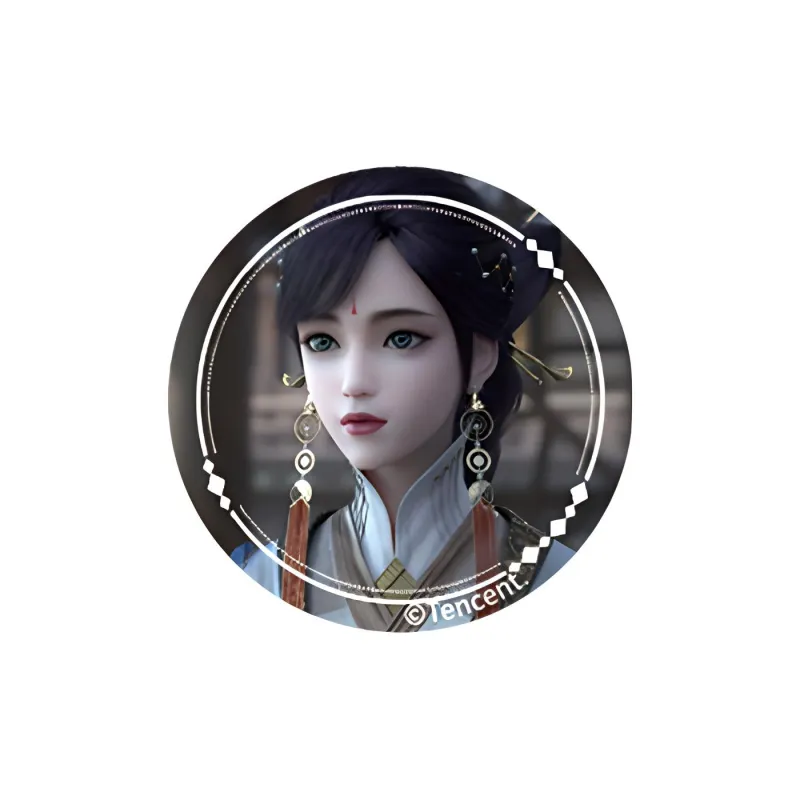 TENGXUNSHIPINCAOCHANGDI Cherished Thoughts Official Merch Reflective Badges-6