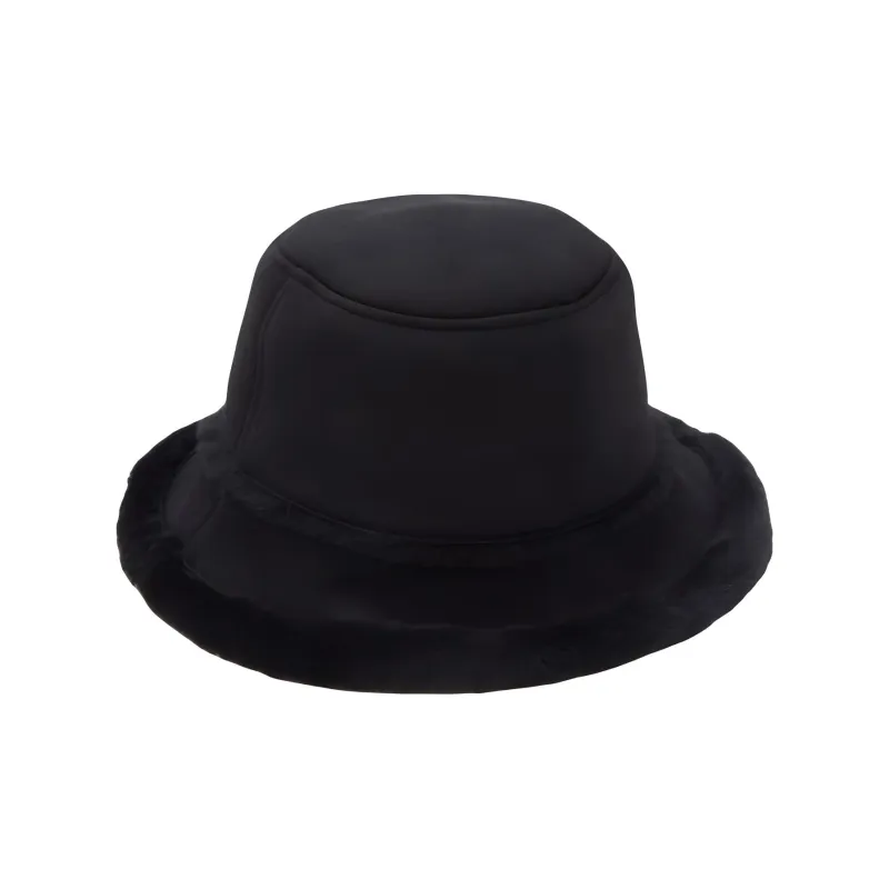 UGG Shearling Bucket Hats Women's Black-0